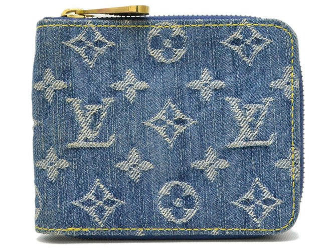 Louis Vuitton Zippy Wallet Jean Bleu  ref.194578