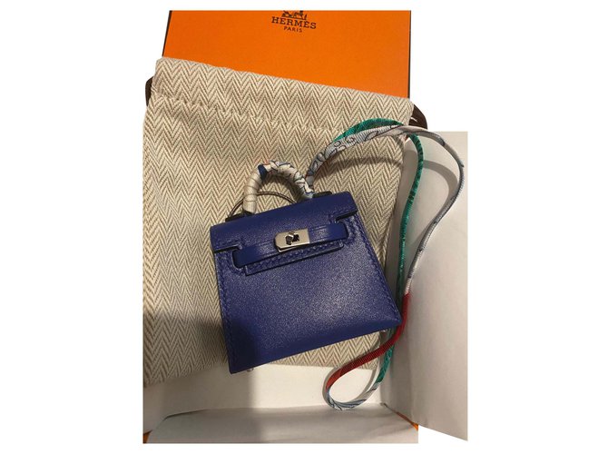 Hermès hermes kelly Light blue Leather ref.551339 - Joli Closet