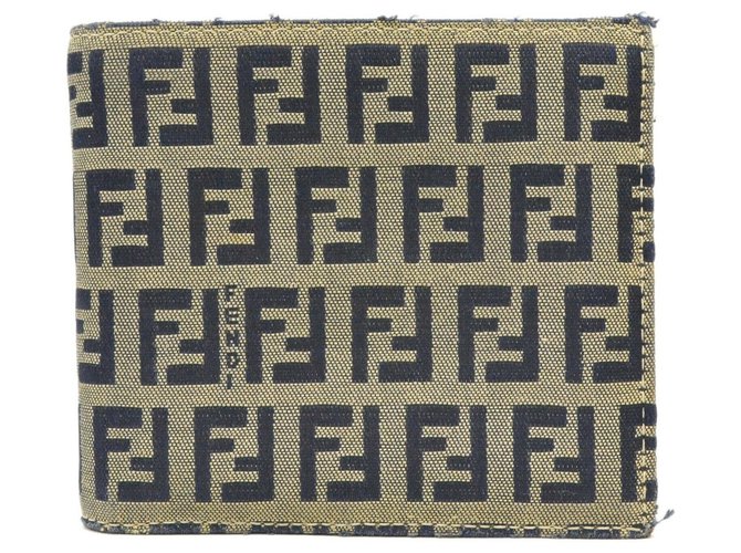 Fendi Wallet Beige Cloth  ref.194836