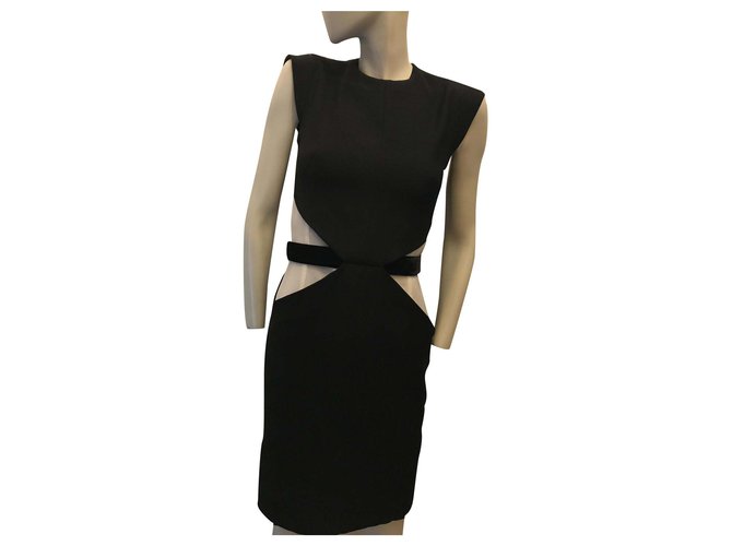 Givenchy Black and white dress Polyester  ref.195089