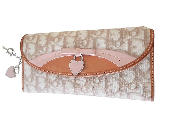 Miss Dior Dior WOC Wallet On Chain aus Leder Eggshell Aus weiß