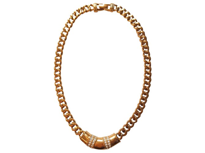 Swarovski Necklaces Golden Gold-plated  ref.195122