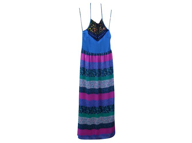 Tommy Hilfiger Sommerkleid Polyester Mehrfarbig Mehrfarben