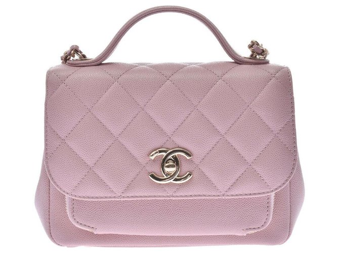 Chanel Matrasse Geldbörse Pink Leinwand  ref.195439