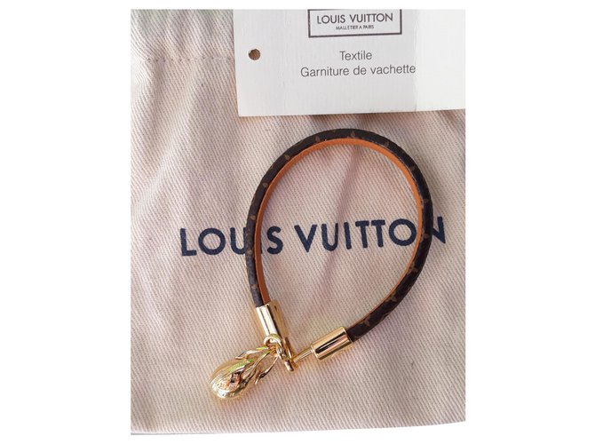 Louis Vuitton Bracelets Toile Marron  ref.195494