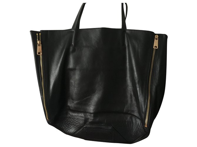 Céline Sacs à main Cuir Noir  ref.195511