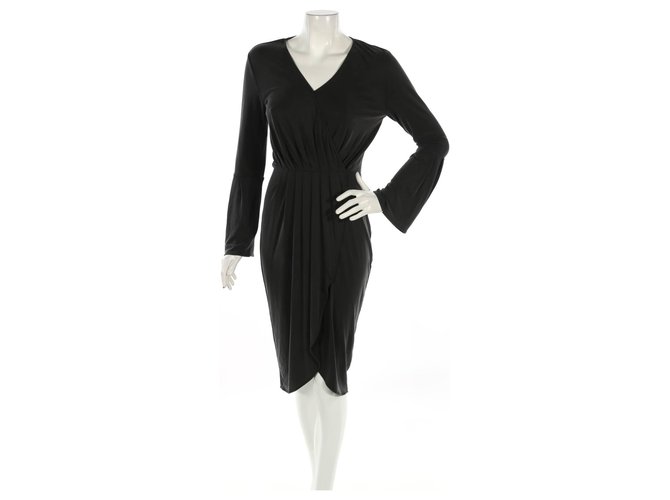 Just Female Dresses Grey Polyester Modal  ref.195552