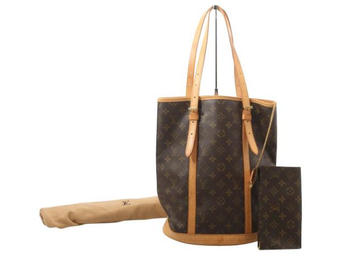 Louis Vuitton handbag Brown Cloth  ref.195692