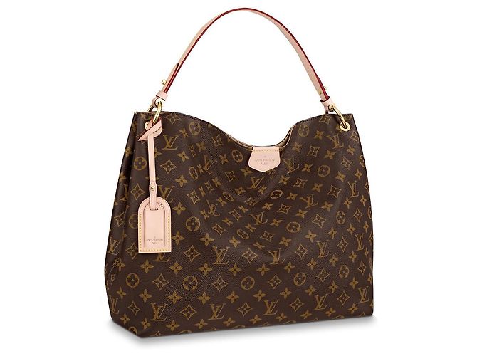 Louis Vuitton LV Graceful MM Castaño