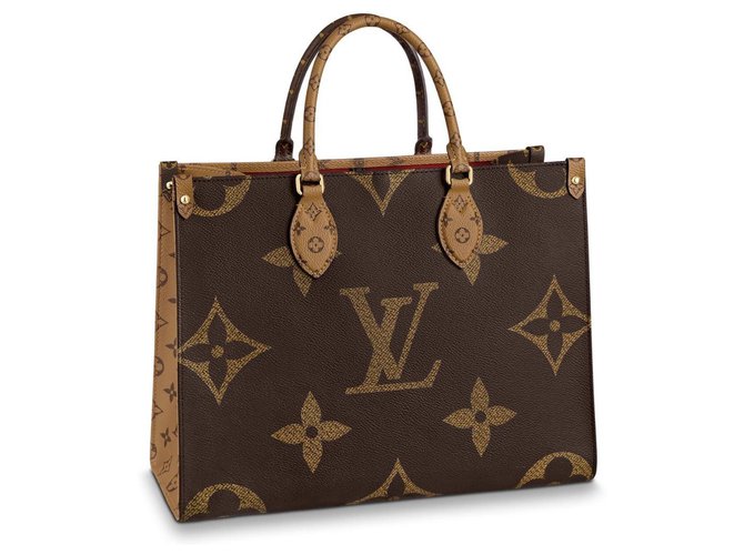 Louis Vuitton LV Onthego MM new Brown Leather  ref.195763