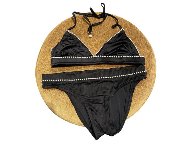 Chanel Swimwear Black Elastane Polyamide  ref.195655