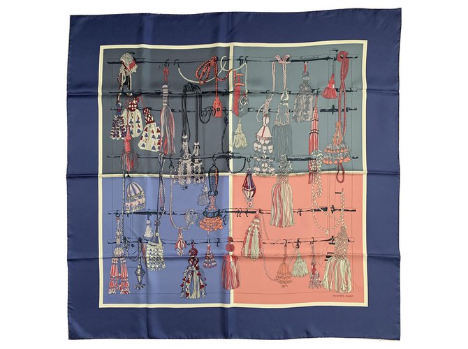 Hermès Silk scarves Multiple colors  ref.195799