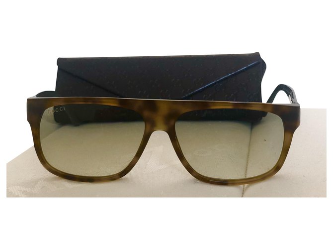 Marmont Gucci óculos de sol leopardo Marrom Plástico  ref.195843