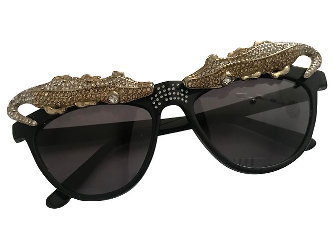 Anna Dello Russo pour H & M Sonnenbrille Schwarz