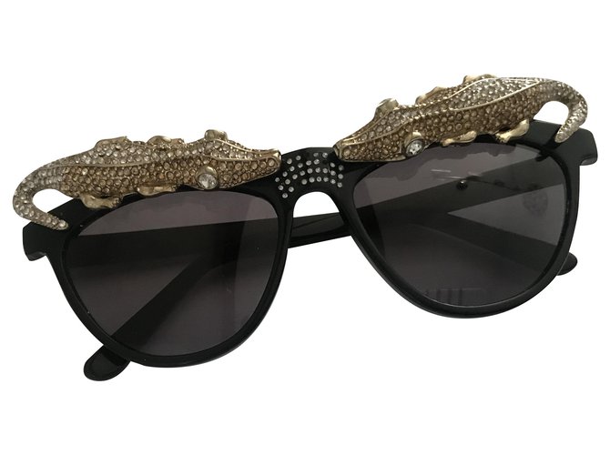 Anna Dello Russo pour H & M Sunglasses Black  ref.195859