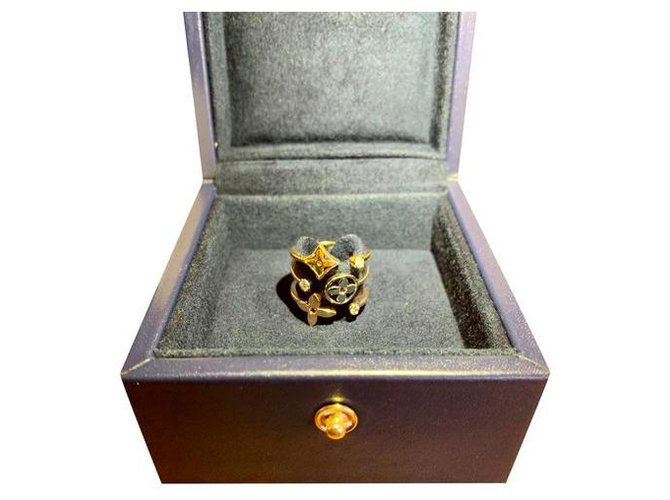 Louis Vuitton Idylle Blossom Ring in Weißrose und Gelbgold mit Diamanten Mehrfarben  ref.195935