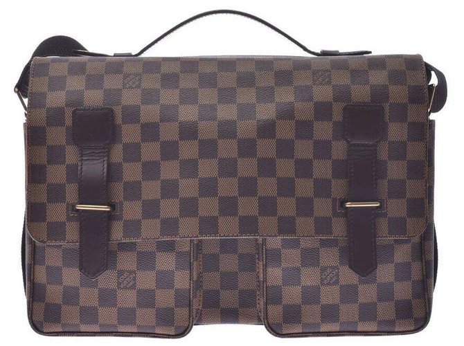 Louis Vuitton Broadway Brown Cloth  ref.196008