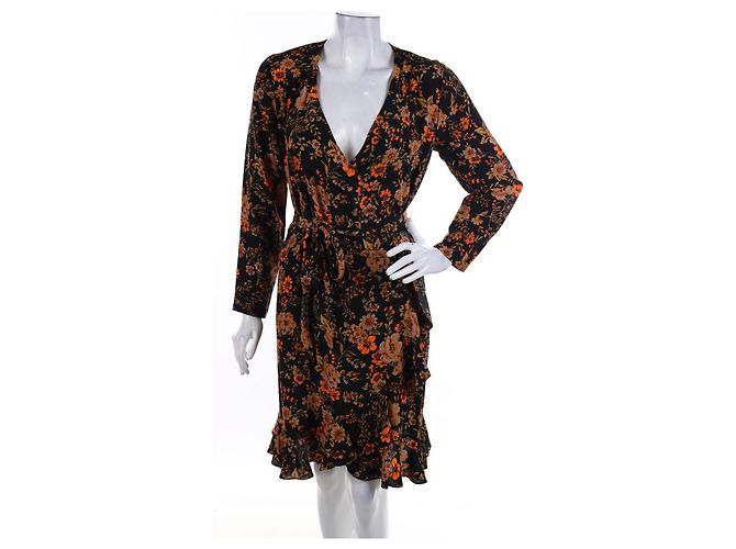 Robe à fleurs Samsoe & Samsoe en viscose Multicolore