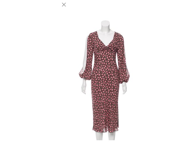 Diane Von Furstenberg Dresses Multiple colors Silk  ref.196100