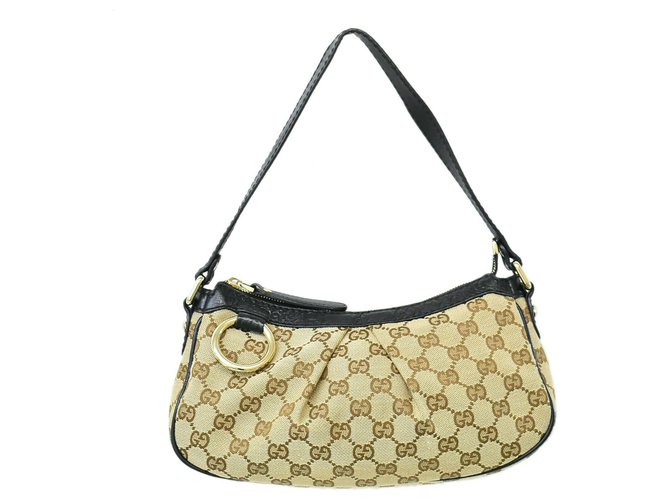 Gucci handbag Beige Cloth  ref.196261