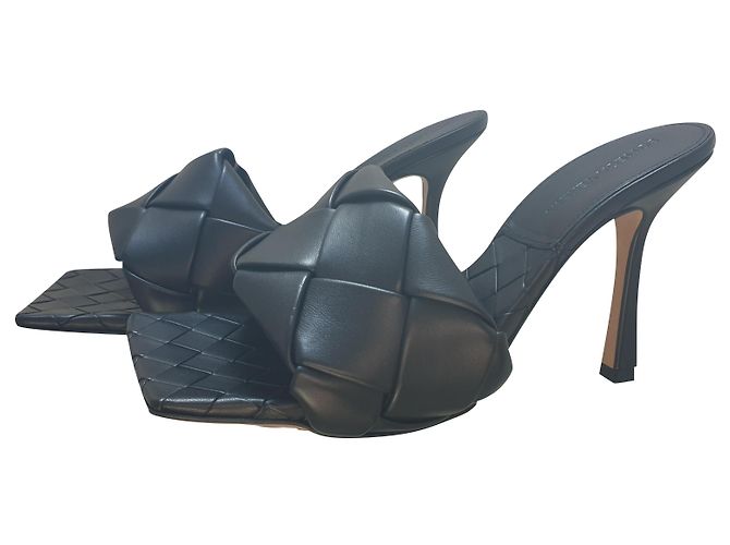 Bottega Veneta Mules Leder Schwarz 38.5