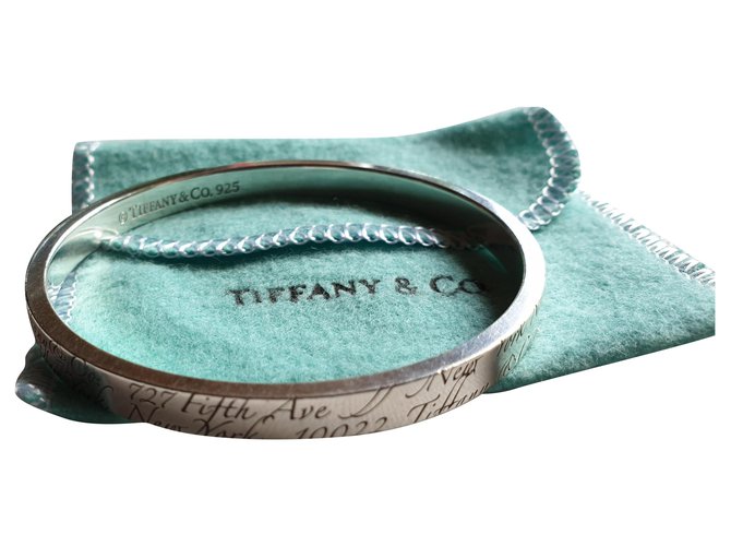 Tiffany & Co Note Tiffany in argento  ref.196588