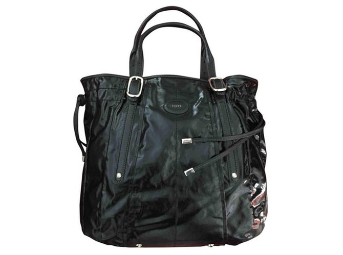 Tod's Totes Black Patent leather  ref.196600