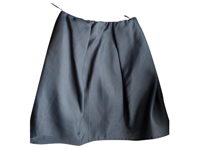 Carven Skirts Grey Wool  ref.196603