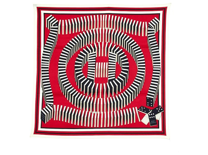 Hermès EFFETTO DOMINO 70 rosso