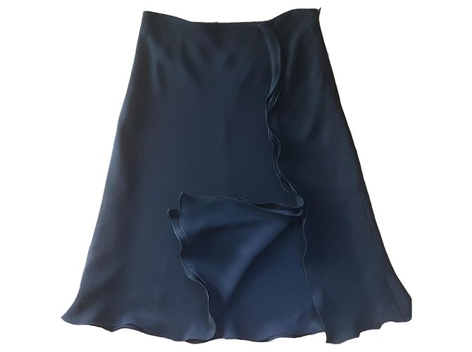 Armani Collezione Seidenrock Schwarz IT 40