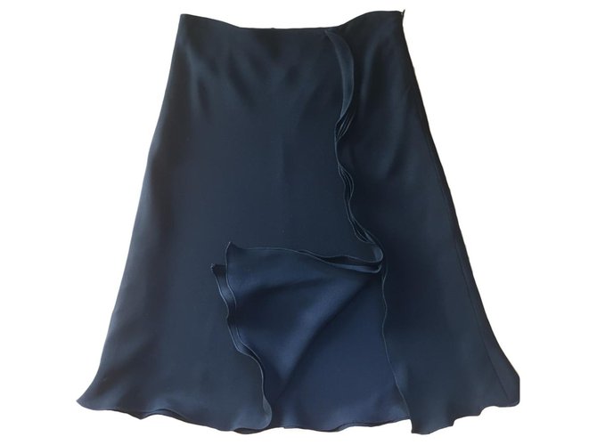 Armani Skirts Black Silk  ref.196638