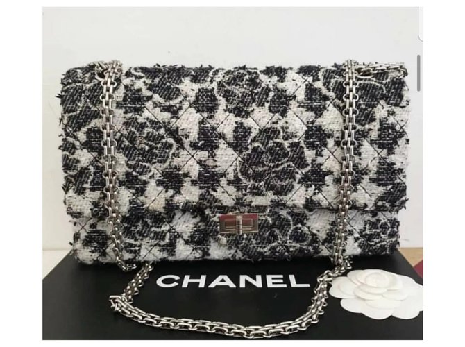 black and white chanel bag authentic