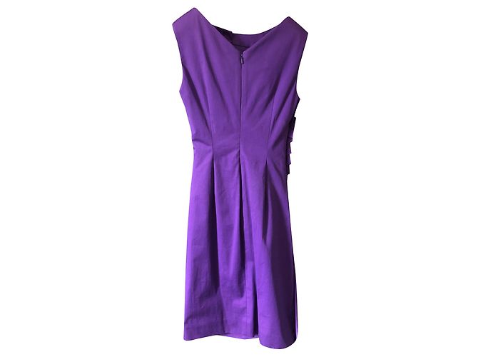 Vestido Christian Dior de algodão roxo