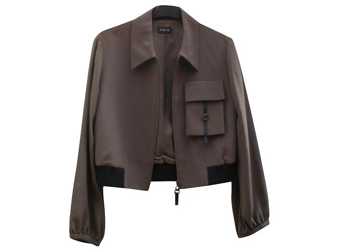 Zapa Perfecto Biker Jacket Khaki