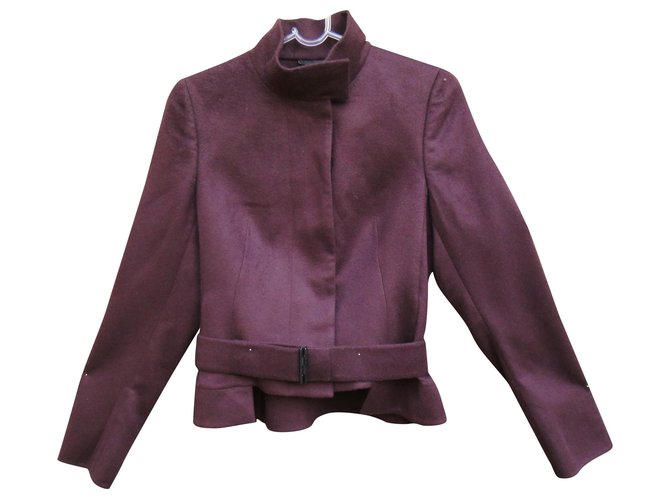 Akris jacket in pure cashmere t 38 new condition Purple ref.196840 Joli Closet