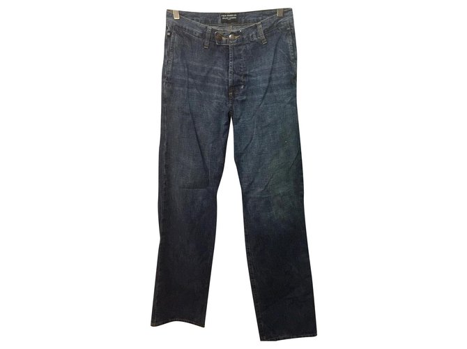 Polo Ralph Lauren jeans boyfriend W29/ l34 Blu Cotone Giovanni  ref.196873