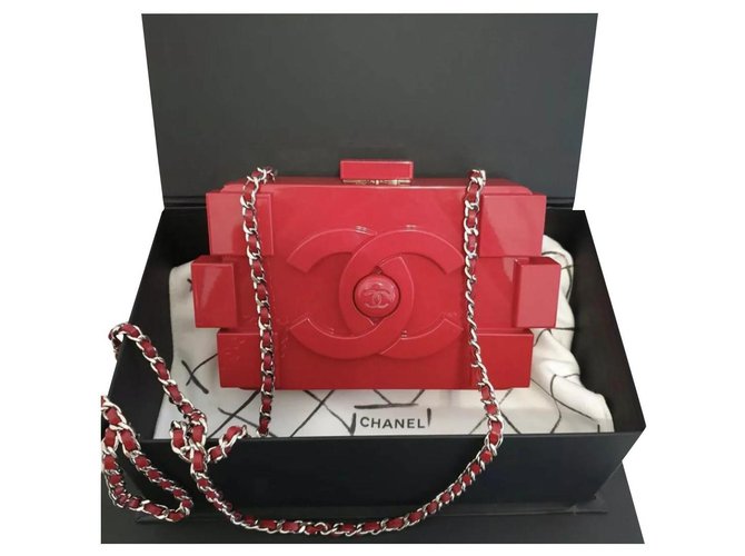 Chanel Black Quilted Lambskin And Plexiglass Lego Brick Ruthenium Hardware,  2013-2014 Available For Immediate Sale At Sotheby's