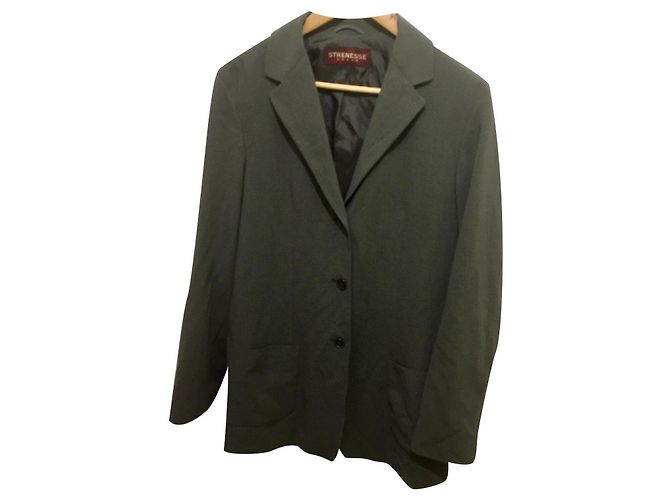 Long line blazer by Strenesse Grey