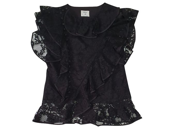 Blusa in pizzo Erdem x H&M Nera Nero