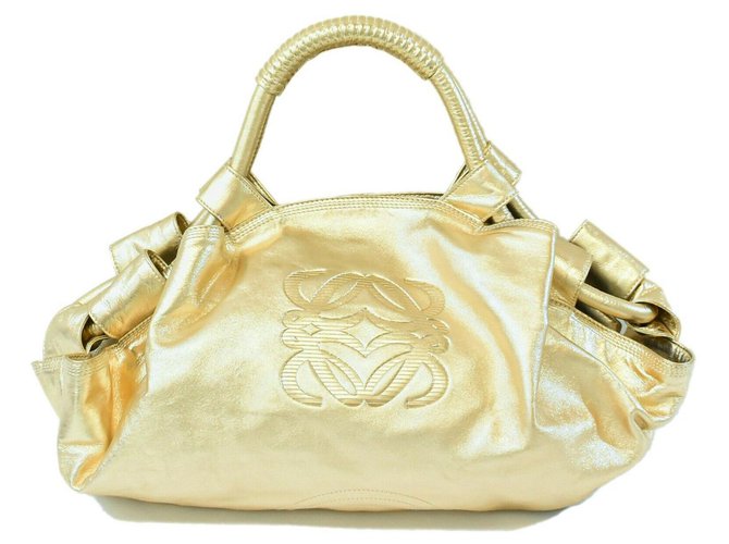 Loewe Handbag Golden Leather  ref.197101