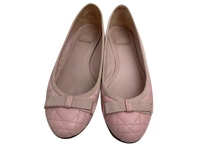 dior ribbon flats