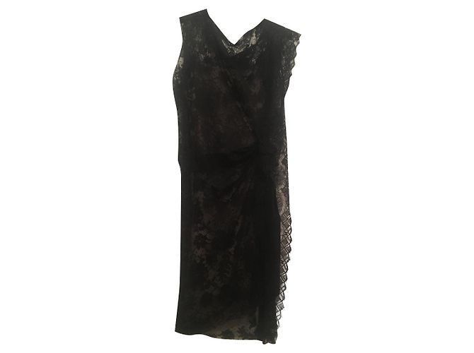 Lanvin Kleid aus schwarzer Spitze