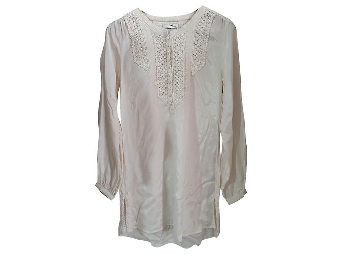 Day Birger & Mikkelsen Kleid in Elfenbein Viscose