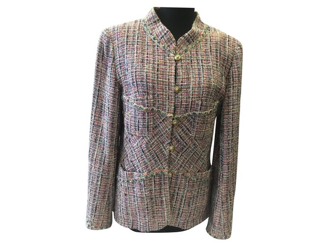 Chanel Jacket Tweed  ref.197298