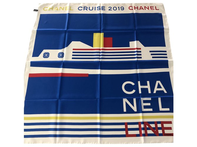 CHANEL pure silk scarf Multiple colors  ref.197300