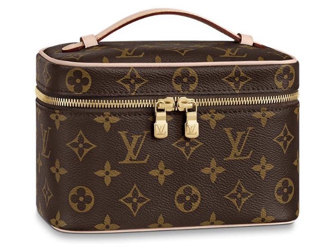 Louis Vuitton Nice mini new Brown Leather  ref.197343