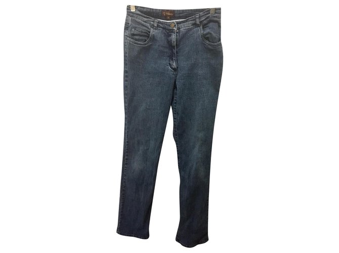 Mulberry jeans Blue Cotton Elastane Denim  ref.197491