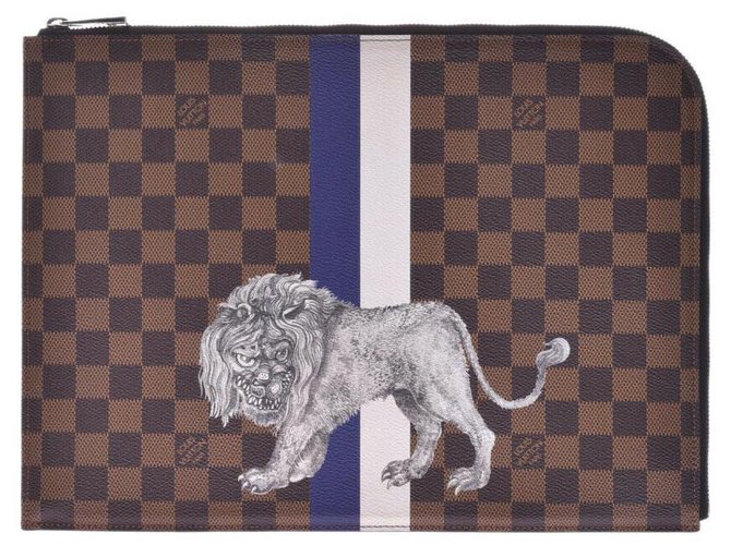 Louis Vuitton Jules Brown Cloth  ref.197877