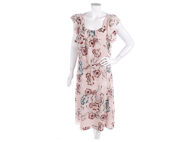 Lauren Ralph Lauren Blumenkleid Mehrfarben