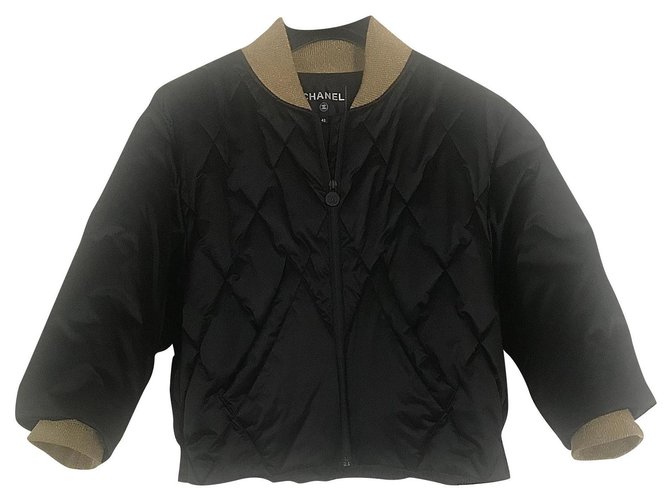 Chanel Jackets Black Polyamide  ref.197966